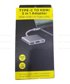 Bộ chuyển đổi Type-C to HDTV 3 trong 1